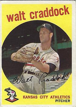 1959 Topps #281 Walt Craddock Front