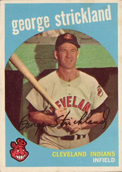 1959 Topps #207 George Strickland Front