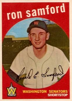 1959 Topps #242 Ron Samford Front