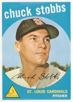 1959 Topps #26 Chuck Stobbs Front
