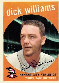 1959 Topps #292 Dick Williams Front