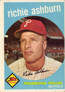 1959 Topps #300 Richie Ashburn Front