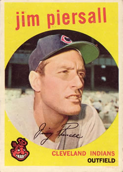 1959 Topps #355 Jim Piersall Front