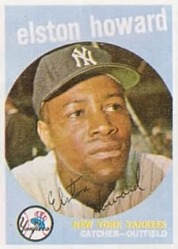 1959 Topps #395 Elston Howard Front