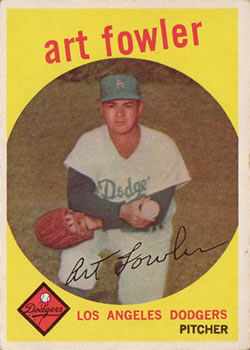 1959 Topps #508 Art Fowler Front