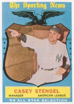 1959 Topps #552 Casey Stengel Front