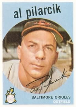 1959 Topps #7 Al Pilarcik Front