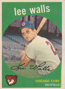 1959 Topps #105 Lee Walls Front