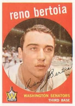 1959 Topps #84 Reno Bertoia Front