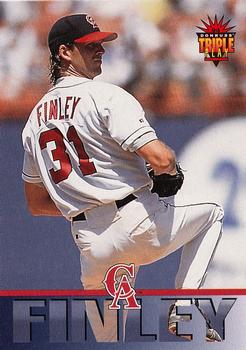 1994 Triple Play #15 Chuck Finley Front