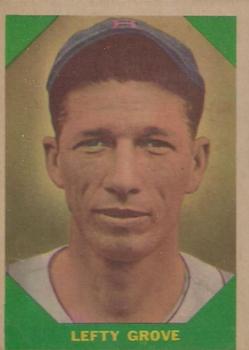 1960 Fleer Baseball Greats #80b Lefty Grove / Pepper Martin Front