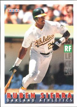 1995 Bazooka #100 Ruben Sierra Front