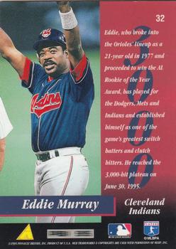 1995 Select Certified #32 Eddie Murray Back