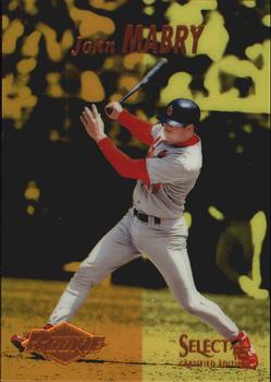 1995 Select Certified - Mirror Gold #126 John Mabry Front