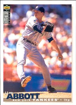 1995 Collector's Choice #525 Jim Abbott Front