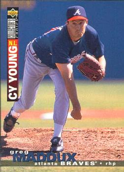 1995 Collector's Choice #67 Greg Maddux Front