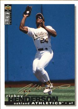 1995 Collector's Choice - Gold Signature #125 Rickey Henderson Front