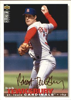 1995 Collector's Choice - Gold Signature #187 Bob Tewksbury Front