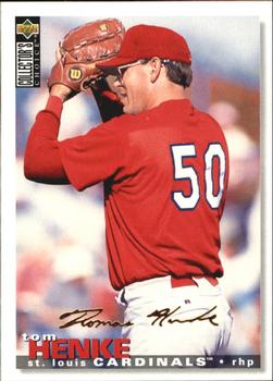 1995 Collector's Choice - Gold Signature #196 Tom Henke Front