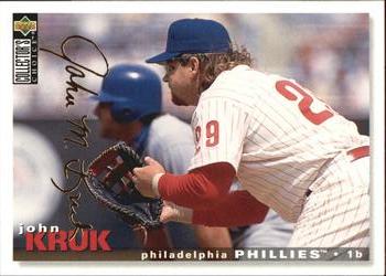 1995 Collector's Choice - Gold Signature #373 John Kruk Front