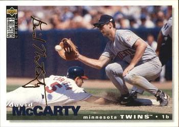 1995 Collector's Choice - Gold Signature #485 David McCarty Front