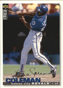 1995 Collector's Choice - Silver Signature #458 Vince Coleman Front