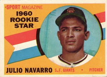 1960 Topps #140 Julio Navarro Front