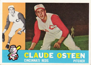 1960 Topps #206 Claude Osteen Front