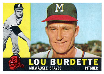 1960 Topps #70 Lew Burdette Front