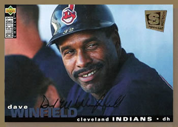 1995 Collector's Choice SE - Gold Signature #115 Dave Winfield Front