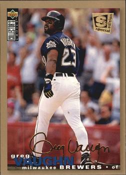 1995 Collector's Choice SE - Gold Signature #70 Greg Vaughn Front