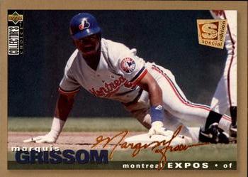 1995 Collector's Choice SE - Gold Signature #98 Marquis Grissom Front