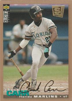 1995 Collector's Choice SE - Gold Signature #133 Chuck Carr Front