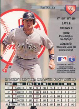 1995 Donruss #93 Pat Kelly Back