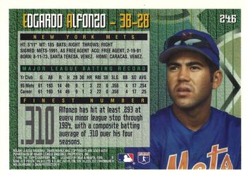 1995 Finest #246 Edgardo Alfonzo Back