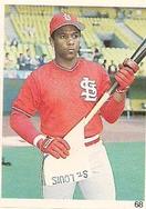 1988 Red Foley Stickers #68 Terry Pendleton Front