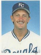 1988 Red Foley Stickers #77 Bret Saberhagen Front