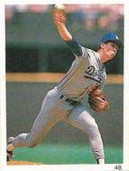 1990 Red Foley Stickers #48 Orel Hershiser Front
