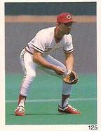 1991 Red Foley Stickers #125 Chris Sabo Front