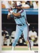 1992 Red Foley Stickers #109 Ivan Calderon Front