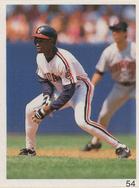 1993 Red Foley Stickers #54 Kenny Lofton Front