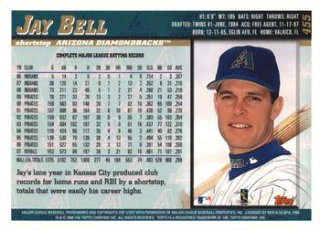 1998 Topps - Inaugural Devil Rays #455 Jay Bell Back