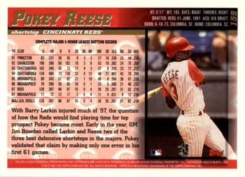 1998 Topps - Inaugural Diamondbacks #159 Pokey Reese Back