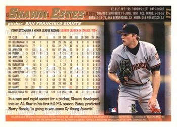 1998 Topps - Inaugural Diamondbacks #171 Shawn Estes Back