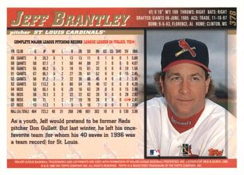 1998 Topps - Inaugural Diamondbacks #378 Jeff Brantley Back