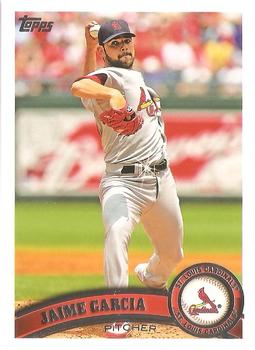 2011 Topps #23 Jaime Garcia Front