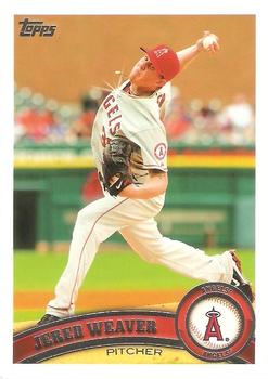 2011 Topps #75 Jered Weaver Front