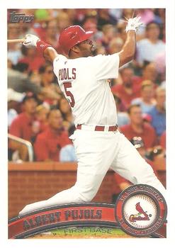 2011 Topps #100 Albert Pujols Front