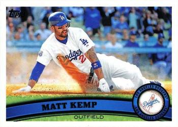 2011 Topps #375 Matt Kemp Front