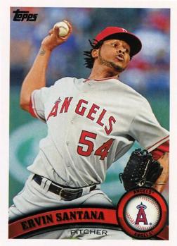 2011 Topps #439 Ervin Santana Front